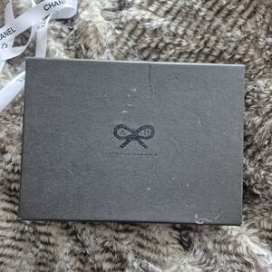 Authentic Anya Hindmarch Black Leather Clutch